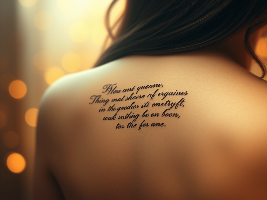 Micropoetry Tattoo- by Heather Mirassou