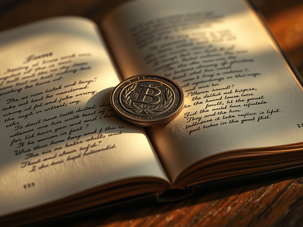 Micropoetry One Coin – by Heather&nbsp;Mirassou