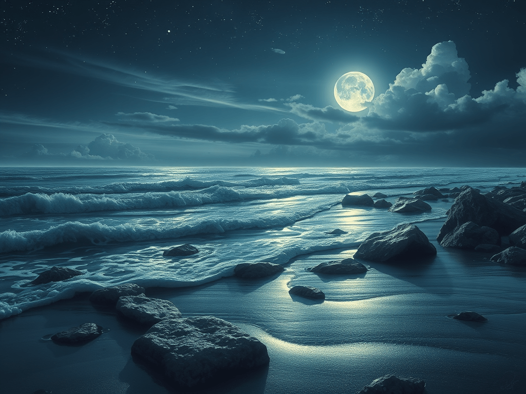At Lunar Low Tide – by Heather&nbsp;Mirassou